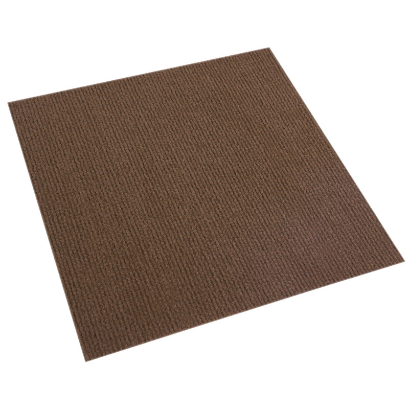 Boshen 11.81" x 11.81" Level Loop Peel and Stick Carpet Tile Wayfair